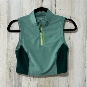Old Navy Sleeveless Zip Top - Mint and Teal